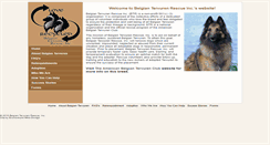 Desktop Screenshot of belgiantervurenrescue.com